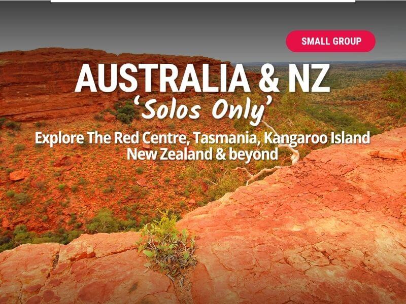 Solo Travel Tours Australia and New Zealand