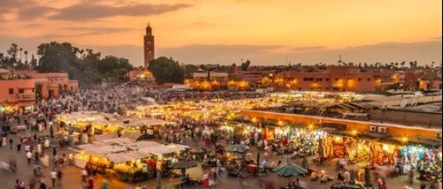 Souk in Marrakech Solo travel