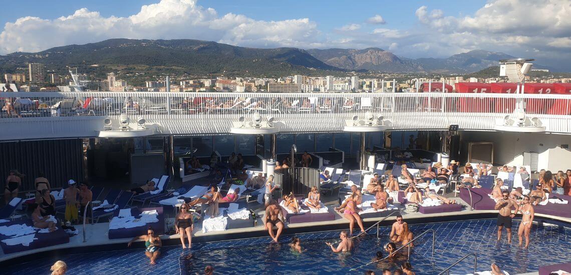 Virgin Voyages pool deck